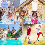 ricktyshetrtyu Reusable Water Balls 1.97" Outdoor Water Toys Reusable Balloons For Kids Summer Toys For Backyard Pool Trampoline Water Fun sg