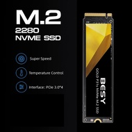 BESY M2 SSD 128GB 256GB 512GB 1TB SSD ฮาร์ดไดรฟ์ SSD M2 NVMe PCIe 3.0 2280ฮาร์ดดิสก์ภายใน HDD สำหรับคอมพิวเตอร์