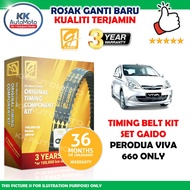 3 YEAR WARRANTY Perodua Viva 660 Only - Genuine Timing Belt Kit Set 3 Years Tahun Warranty Gaido