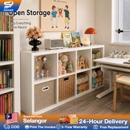 8-Grid Bookshelf Rak Buku Storage Cabinet Wooden Multipurpose  Living Room Bedroom Rack Display Cabi