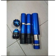 paket komplit cover shock depan belakang plus Jalu as motor Honda scoopy/pelindung shock variasi