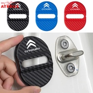 4Pcs Citroen Car Door Lock Protection Cover Anti Scratch Door Lock Shock Absorber Decoration Accesso
