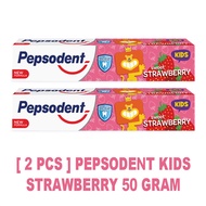 [ 2 PCS ] Pepsodent Kids Pasta Gigi Strawberry 50g - Kids Baby Shop