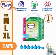 P.Love Standard Adult Tape Diapers - M10 / L10 / XL8 (1 Pack)