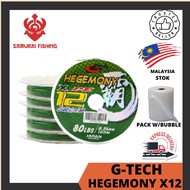 SAMURAI - GTECH HEGEMONY LINE x12 BRAIDED TALI PANCING BENANG PANCING KUAT JIGGING BOTTOM AND CASTIN