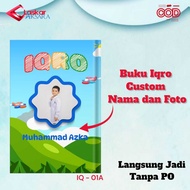 Custom Children's Iqro Book IQ-01A/ (Can Write Names and Photos) Colors and Black and White - Iqra V