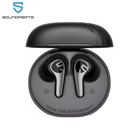 SOUNDPEATS C30 Hybrid ANC Wireless Earbuds with LDAC Hi-Res Audio, 52H Playtime -52dB Adaptive Noise