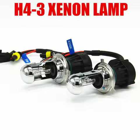 12v H4-3 Hi/Lo Beam Lamp hid light 9004 9007 H13 Xenon h4 bulb 6000K car lighting Automotive for BiX