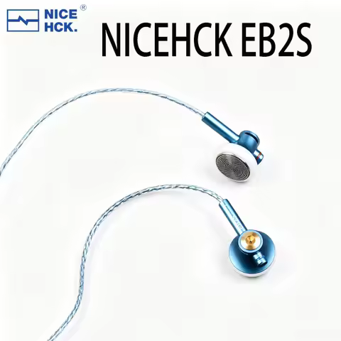 NICEHCK EB2S PRO In-Ear IEM Earphones 15.4mm LCP Diaphragm Dynamic Driver HIFI Headset Clear Vocal F