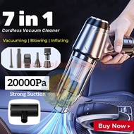 7 in 1 Cordless Car Vacuum Cleaner 21000Pa Blower Vacuum Cleaner Handheld Small Vacuum Cleaner For H