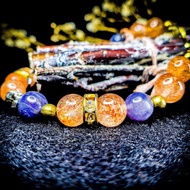 【金黃氛圍】金太陽超七|水晶設計手鏈手串