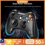 【Malaysia shipped in 24hours】Wireless Controller Compatible For Xbox 360 PC With Dual-Vibration Turbo 2.4G Low Delay Controller