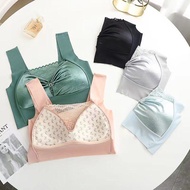 TF BRA JUMBO Size Seamless Sport Push Up Bra Jumbo Floral Lace Vest BIG Size Wireless Bra55