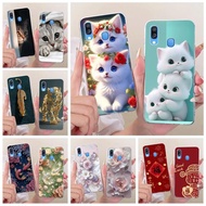 For Samsung Galaxy A40 Case SM-A405F Cute Cat Fashion Painted Cover Soft Slim Phone Case For Samsung