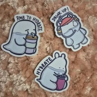 Hydrate stickers