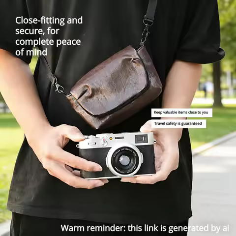 Camera Bag Suitable for Fujifilm EVO X-half X100VI Canon V1 Ricoh GR2 GR3X GR4 Sony ZV1 RX100 M6 M7 