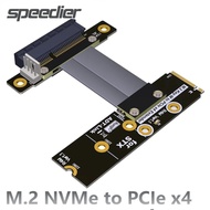 Adaptador Elevador Ngff M.2 Nvme A Pci-E X4 Cable Extensor De ngulo De Giro Pcie 4x Para Stx Itx Case Gpu Graphics Video Card