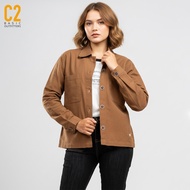 [CLEARANCE] Special Live C2 Bevan Brown Crop Outer Wanita