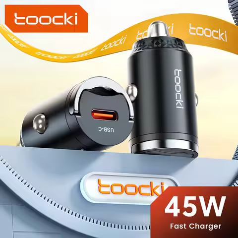 Toocki 45W USB C Car Charger Quick Charger PD QC 3.0 PPS 33W Type C Car Phone Charger For iPhone 15 