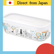 Iwaki Heat-Resistant Glass Storage Container Butter Case Shinjikato, Rectangular, 500ml B3246-SNE