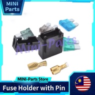 Universal Fuse Holder Black With No Wayar 1pcs