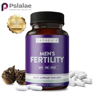 Pslalae-Men's Fertility dietary supplement capsules, non-GMO, containing vitamin C, vitamin D, levof