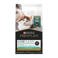 【A Nice decoration】 Purina Pro Plan Live Clear Pet Toys Cat Dry Food High Protein Allergen Reducer f