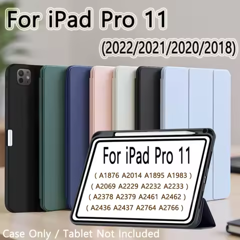 For iPad Pro 11 Inch Case 4th/3rd/2nd Generation with Pencil Holder, for iPad 11 Pro Case 2022/2021/