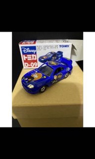 (二手)車全新 盒況如圖 舊藍標Tomica Tomy D-09 藍色麻辣女孩 Toyota Supra