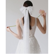 Bow hairpin, French hairpin, gift, Girl bow, white bow hairpin, long tail bow hairpin, wedding hairp