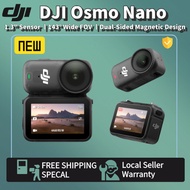 DJI Osmo Nano Standard Combo | 1.3″ Sensor 4k/60fps 143° Wide FOV | Dual-Sided Magnetic Design Vlogg