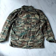 希臘公發 • 蜥蜴迷彩厚版軍用老夾克A款 絕版古董軍服 帥氣有型