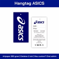 ASICS Hangtag Asics label/ sport hangtag/ Asics label/