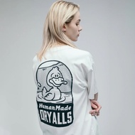 HUMAN MADE American cartoon style duck swimming pattern printing design short sleeved Tshirt with sl