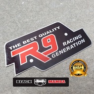 EMBLEM KNALPOT RACING MERK R9