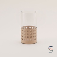 SARABARN Table Vase with Leather | แจกันตั้งโต๊ะ ทรงกระบอก 3 ขนาด