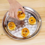 closeofficalshop SANE Stainless Steel Tray 40x40x3.5 Cm. ZONA Good Quality Products