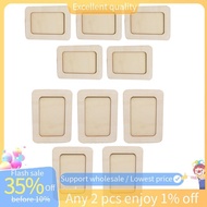 In stock-10PCS DIY Wood Picture Frames Unfinished Solid Wood Photo Picture Frames, for Crafts Wood, 