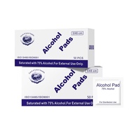 Alcohol Swab Alcohol Pad 75% Ethyl Alcohol (50 pcs)