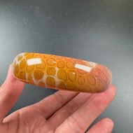 Play Stone ️ Natural Coral Jade Bracelet Jelly Flower Bright Color