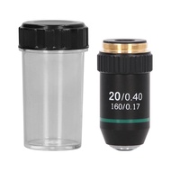20X Objective Brass Achromatic Objective Lens Clear Standard 20mm Thread Biological Microscope Objec