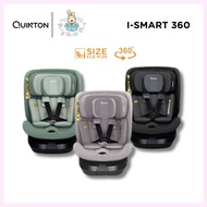 (FREE SHIPPING)Quinton I Smart R129 I-Size 360 Rotation Baby Car Seat