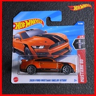 Hot Wheels 2020 Ford Mustang Shelby GT500 Short Card 2025 Orange Mustang GT500 Hotwheels Muscle Car 