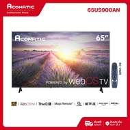 (NEW 2025) Aconatic ทีวี 55/65 นิ้ว LED 4K UHD WebOS TV รุ่น US900AN Magic Remote Voice Control HDR 