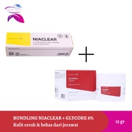 Bundling NIACLEAR + Glycore 8% Bright Skin/ Acnebebas