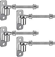 Insaga 304 Stainless Steel Heavy Duty Gate Hinges, 6'' J Bolt Gate Hinge with Dia M12, 4Pack Welded 