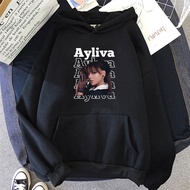 COD Ayliva Singer Hoodie Sweet Sweatshirt Fleece Pattern Print Clothing Women/Male Aldult Sudaderas 