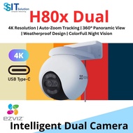 EZVIZ H80x Dual (4K Resolution | Auto-Zoom Tracking | 360° Panoramic View | Weatherproof Design | Co