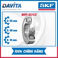 SKF Bearings 6011, 6011-2Z, 6011-2Z/C3, 6011-2RS1, 6011-2RS1/C3, 6011/C3