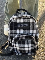 Jansport 黑白格仔Mini背囊